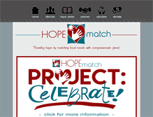 Tablet Screenshot of hopematch.org